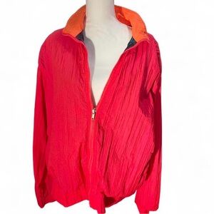 HOT pink vintage windbreaker 🩷